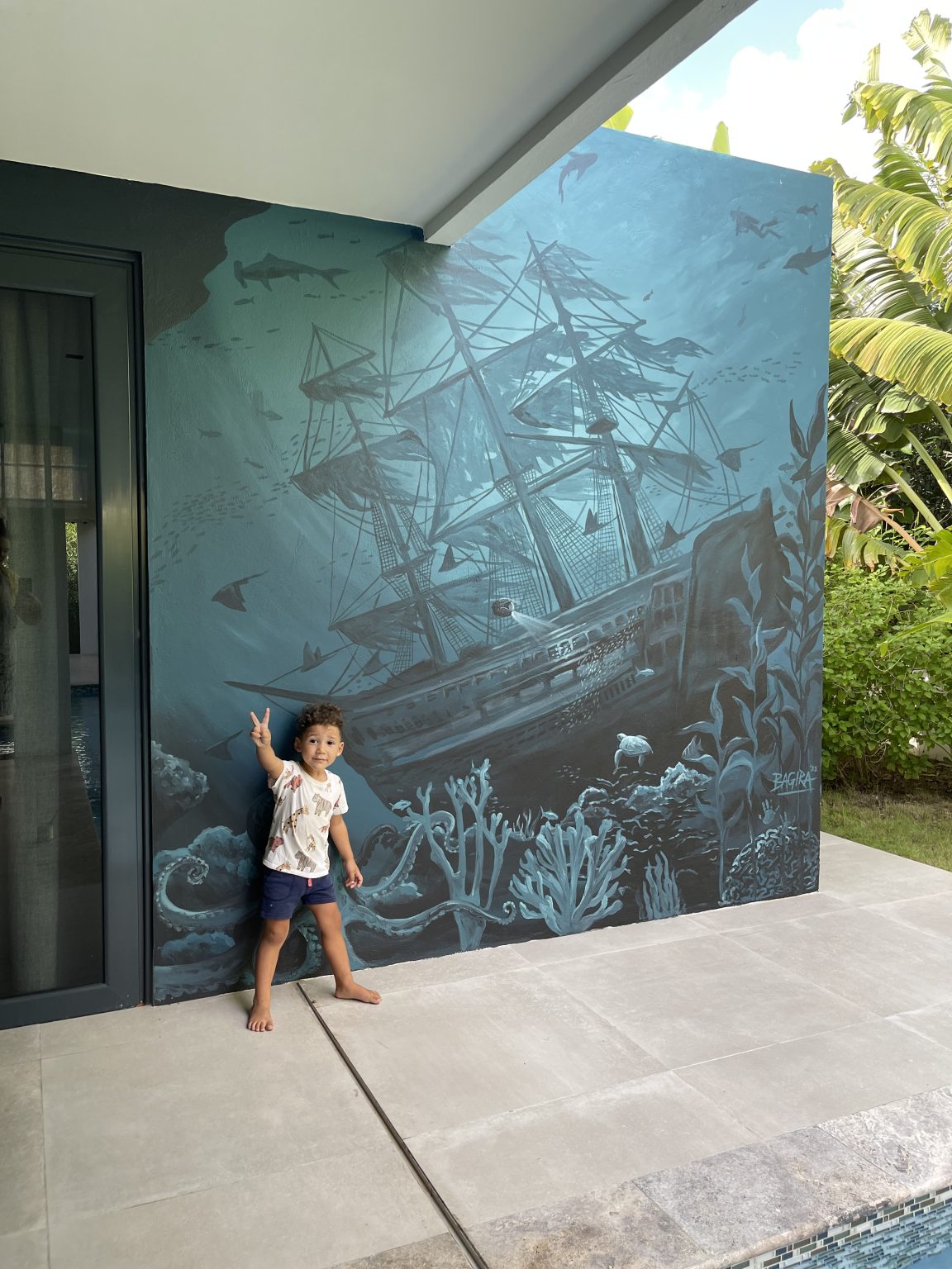 UNDERWATER WORLD MURAL BY BAGIRA